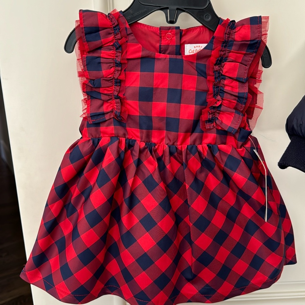 Baby cat and Jack holiday dress